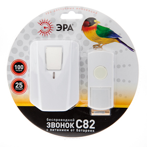 Звонок ЭРА C82 беспроводной (10/60/360)