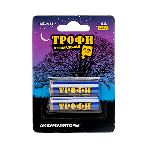 Трофи HR6-2BL 2100 mAh (20/240/11520)