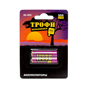 Трофи HR03-2BL 950 mAh (20/240/17280)