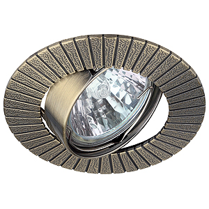 KL14A SB Светильник ЭРА литой пов. солнце MR16,12V, 50W бронза (100/1400)