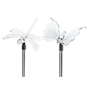 SD2 Сад/фонарь ЭРА Бабочка+Стрекоза Акку NiMH 200Ah, солн.бат, 1xLED, карт (24/288)