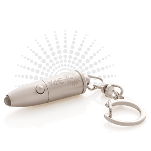 B26 Фонарь ЭРА LED брелок, алюм, бат в компл, бл (24/240/2880)