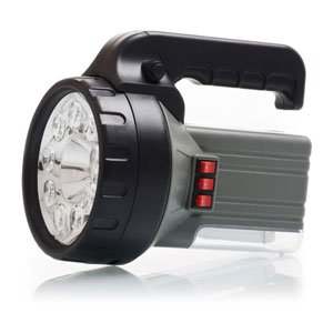 FA55M Фонарь ЭРА Акку 6V2.5Ah, 9xLED, галоген10W, люм7W,ЗУ 220V, карт (12/288)