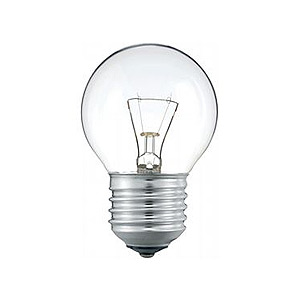 067029 Philips P45 60W E27 230V шарик CL (10/100/3600)