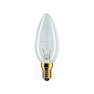 011671 Philips B35 60W E14 230V свеча CL (10/100/3600)