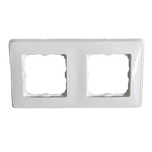 773652 Legrand Рамка 2п БЕЛ CAR (10/100)