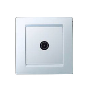 n Розетка TV одиночная. Белый (20/200)