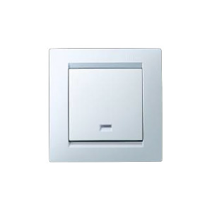 1590160-030 Simon Кнопка клав. с подсв. Белый (20)