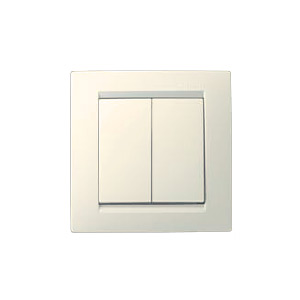 1590397-031 Simon 2клав. переключатель. Сл.кость (20)