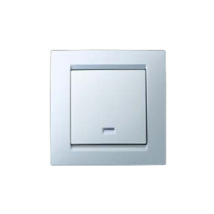 1590104-030 Simon 1клав. выкл. с подсв. Белый (20)