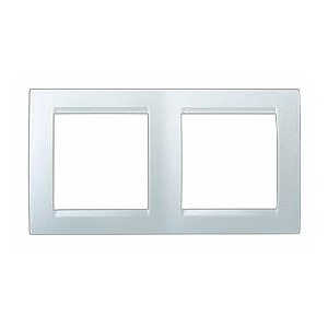 1500620-030 Simon 2мест. рамка. Белый (30)