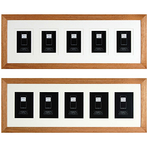 PI1651 Ф/рамка 30*90 с паспарту 5 фото 10*15 или 13*18 Ascona