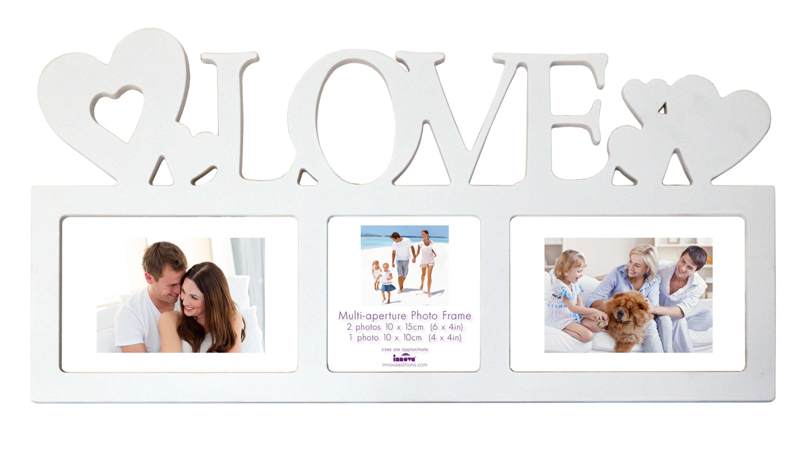 PI01921 Maggiore Xl White LOVE 3 фото 2 х 10*15, 1 х 10*10 Multi