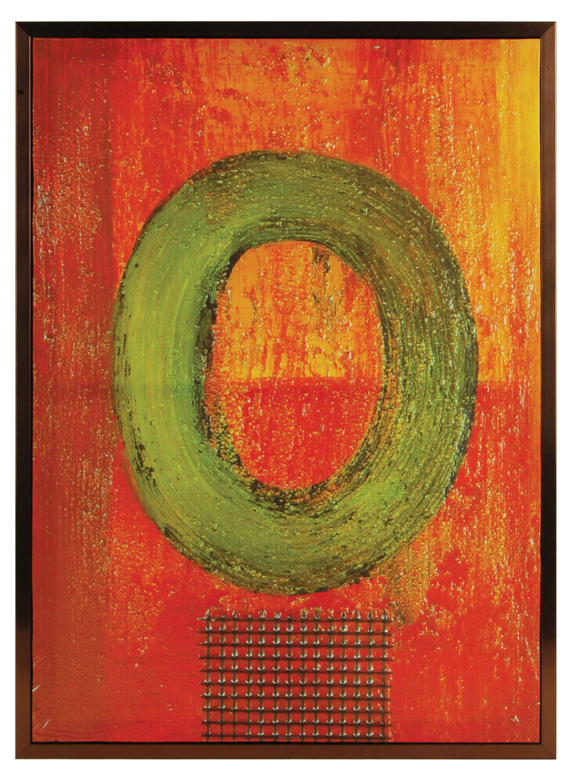 50x70cm Abstract framed Canvas O FP0617