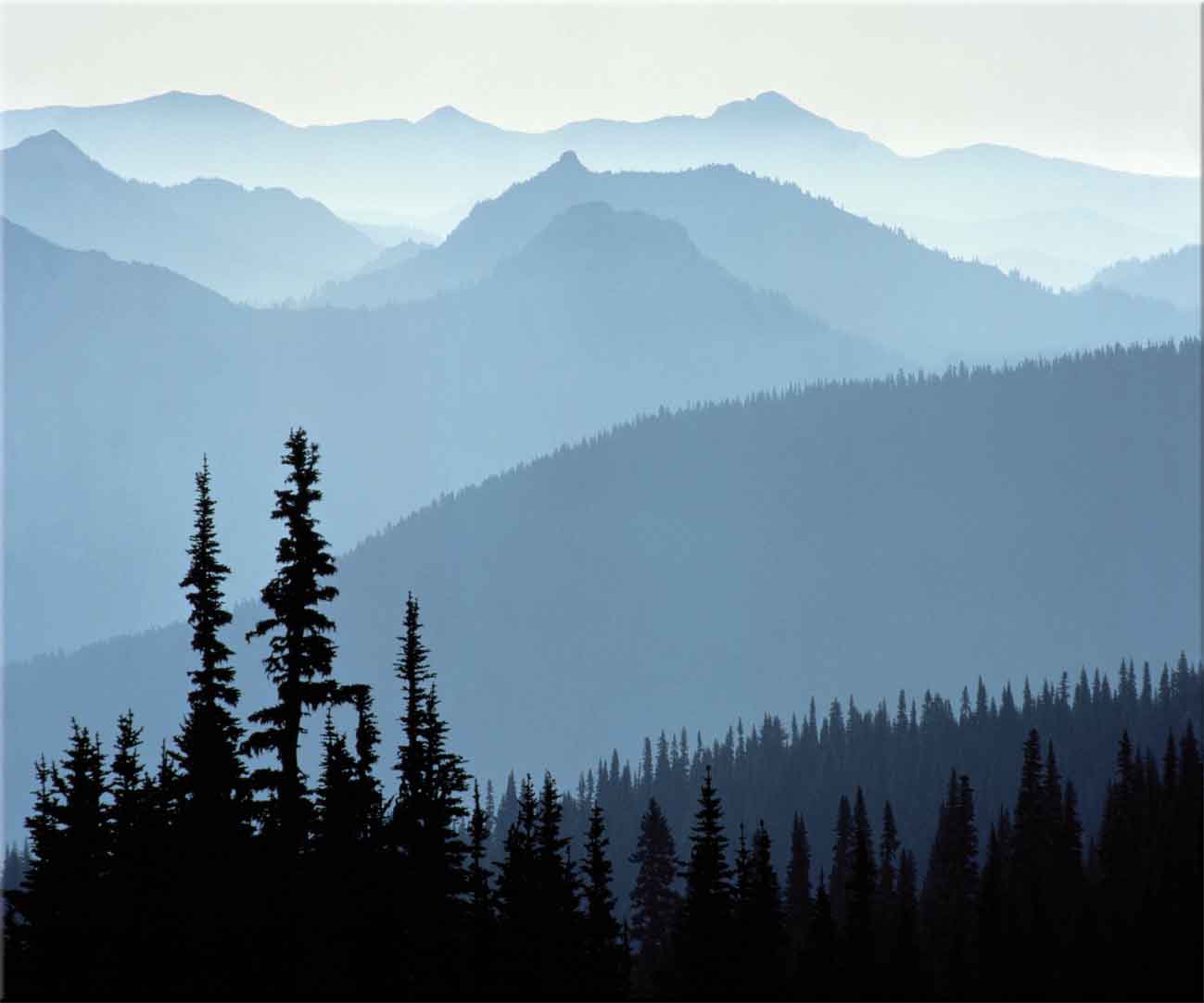 100x120cm Blue Mountain FP1078