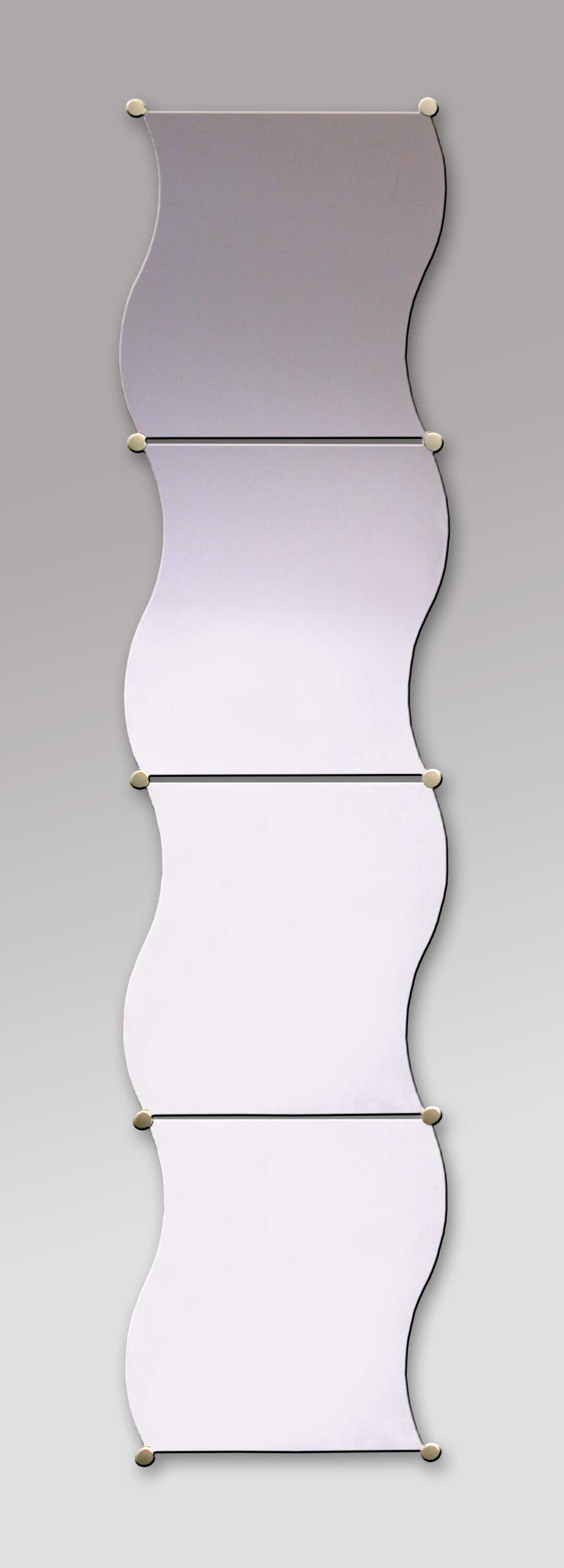 30*30 4-pk Wavy Mirror M7543