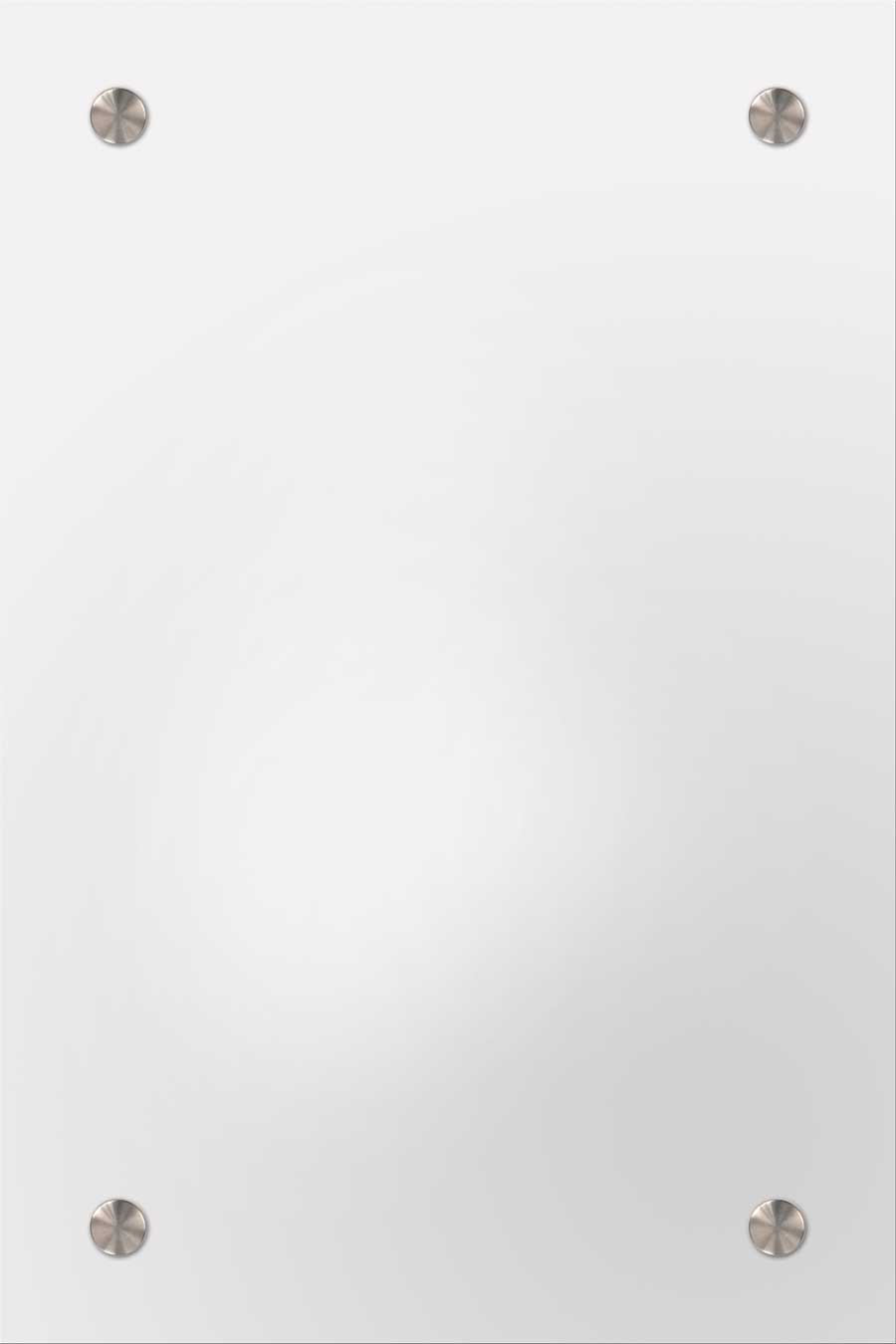 30x45cm Drilled Mirror M0515