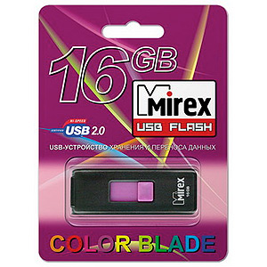 Флэш-диск Mirex 16 Gb Shot Black