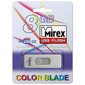 Флэш-диск Mirex 08 Gb HARBOR White