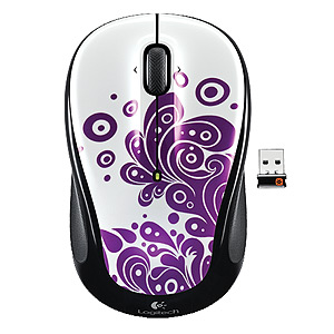 910-003020 Мышь Logitech M325 Wireless Mouse white USB (10)