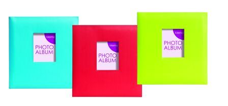 Q4102247M Festival 200ph 10x15cm/6x4" Memo album with aperture on the front  