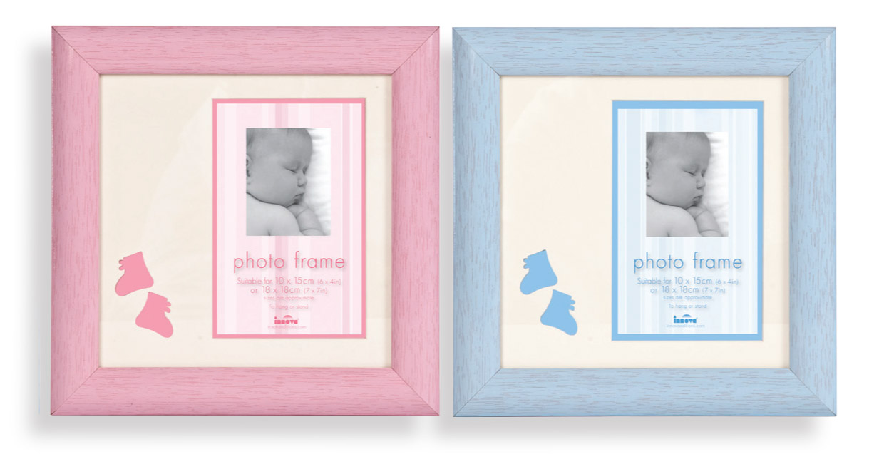 PI02360 Baby Brights frame 18x18cm/7x7 « frame with 10x15cm/6x4  