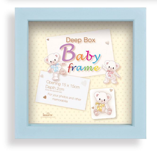 PI02374 Box frame BLUE 15x15cm/6x6