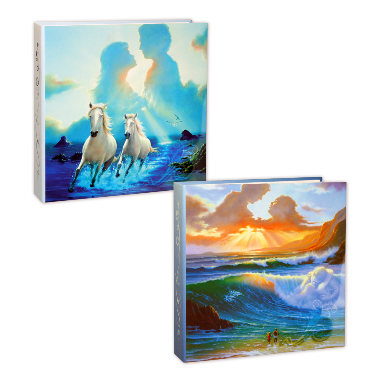 Фотоальбом Делюкс 200ф 10X15см, бум.карм.цвет.с мемо, книжн. пер-т, (11196) Romance