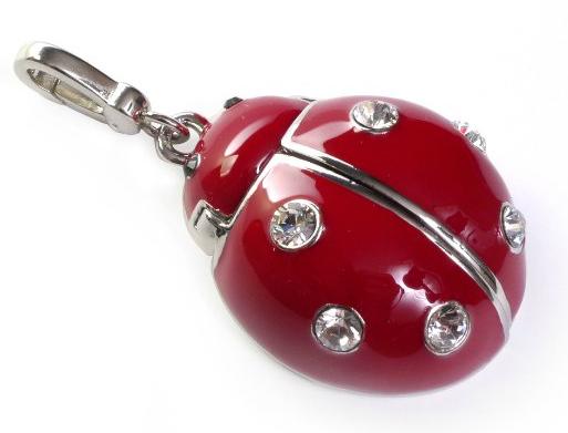 Флэш-диск QUMO 08 Gb Charm - Ladybird Red