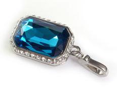 Флэш-диск QUMO 08 Gb Charm - Miracle Blue