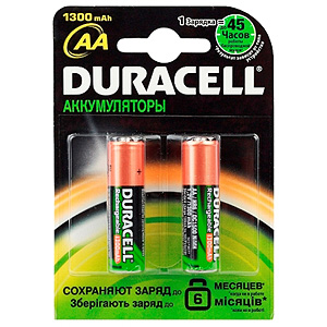 Duracell HR6-2BL 1300mAh (2/20)