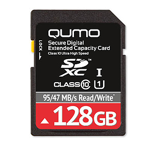 QUMO SDXC 128 Gb Class 10 (10)