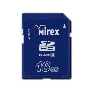 Mirex SDHC 16 Gb Class 4