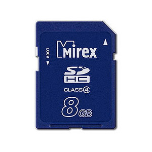 Mirex SDHC 08 Gb Class 4