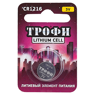 Трофи CR1216-1BL (10/240/38400)