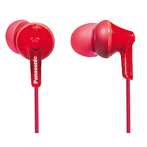 Panasonic RP-HJE 125 E-R вкладыши канальные, красные (10)