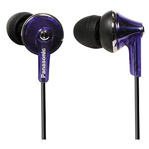 Panasonic RP-HJE 190 E-V вкладыши канальные, фиолетовые (10)