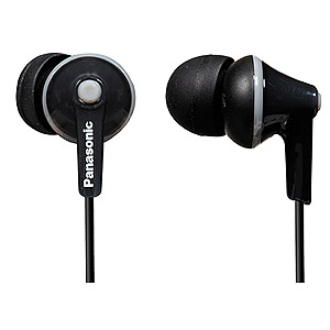 Panasonic RP-HJE 125 E-K вкладыши канальные, черные (10)