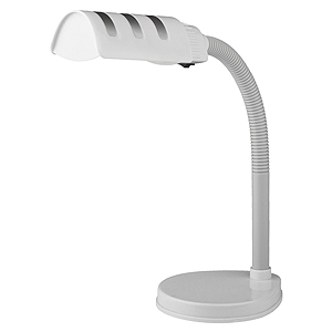 ЭРА наст.светильник NE-302-E27-15W-W белый (18/72)