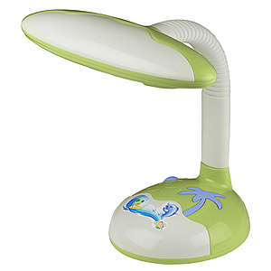 ЭРА наст.светильник NL-250-G23-9W-GR зеленый (24/96)