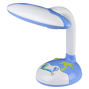 ЭРА наст.светильник NL-250-G23-9W-BU синий (24/96)