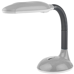 ЭРА наст.светильник NL-209-G23-9W-GY серый (20/120)