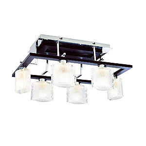 Светильник Rivoli Virgilio-C-6xE14-40W-Chrome (20)