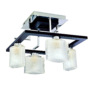 Светильник Rivoli Virgilio-C-4xE14-40W-Chrome (30)