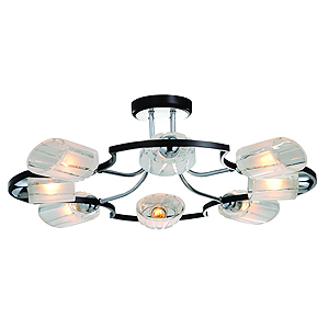 Светильник Rivoli Macaone-C-8xE14-40W-Chrome (4)