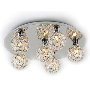 Светильник Rivoli Gilio-C-disk-6хG9-40W-Chrome