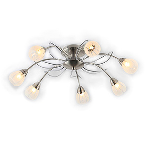 Светильник Rivoli Elba-C-7хG9-40W-Satin nickel/Chrome (1)