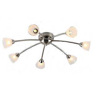 Светильник Rivoli Ibiza-C-7хG9-40W-Satin nickel (1)