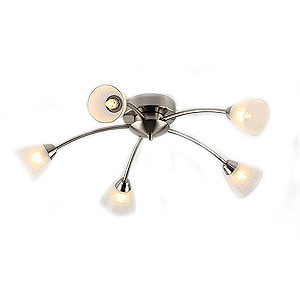 Светильник Rivoli Ibiza-C-5хG9-40W-Satin nickel (1)