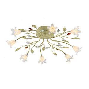 Светильник Rivoli Sardinia-C-8хG4-20W-Cream painting (1)